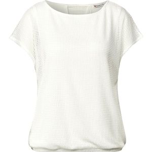 Street One - A323327 - T-shirt - Gebroken Wit