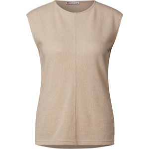 Street One Damestop in gebreide look, Coastal Beige, 42