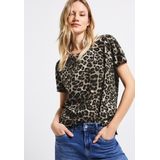 Street One - Shirt - Dierenprint - Viscosemix met Stretch