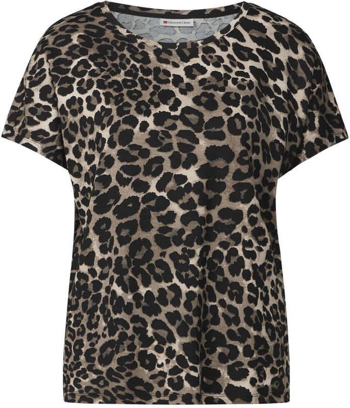 Street One - Shirt - Dierenprint - Viscosemix met Stretch