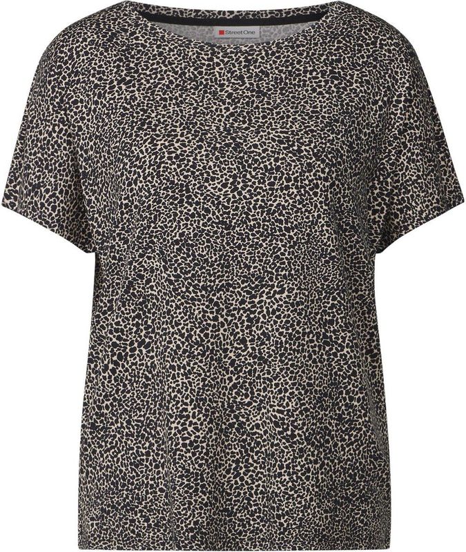 Street One - Shirt - Dierenprint - Viscosemix met Stretch