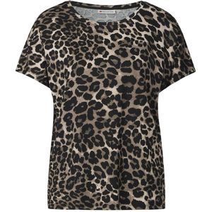 Street One - Gedessineerd Shirt - Dierenprint - Viscosemix