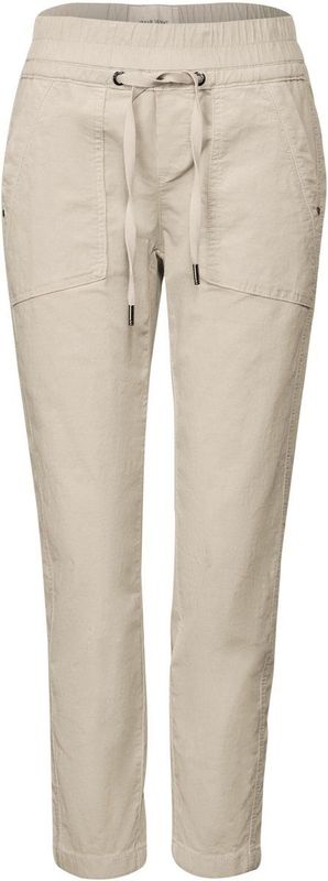 Street One - Bonny - Corduroy Broek - Beige - Loose Fit
