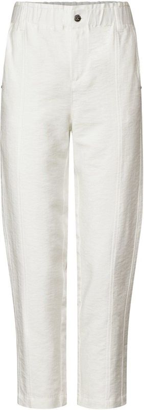 Street One - Paperbag Broek - Wit - Casual Pasvorm