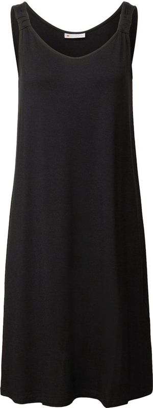 Street One - Jerseyjurk - Zwart - Dames - Knoopdetail