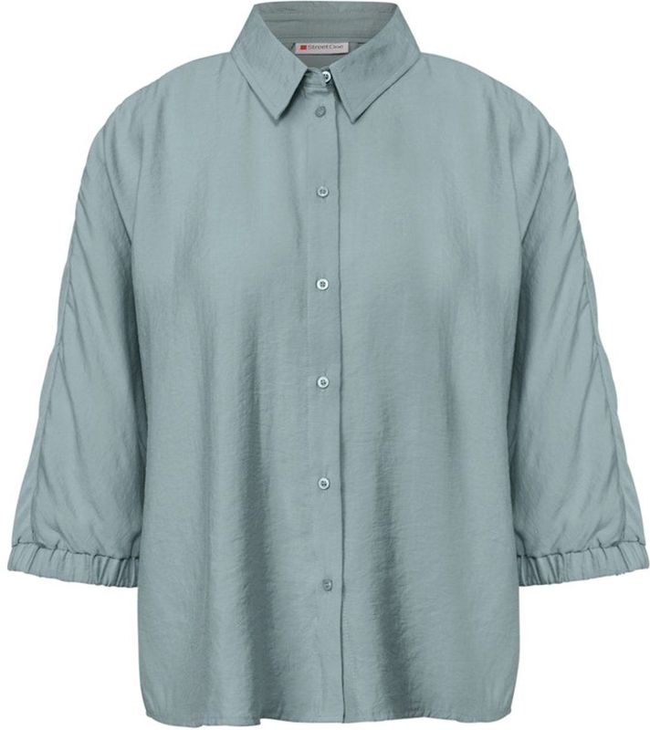 Street One - Dolman Overhemd Blouse - Blauw