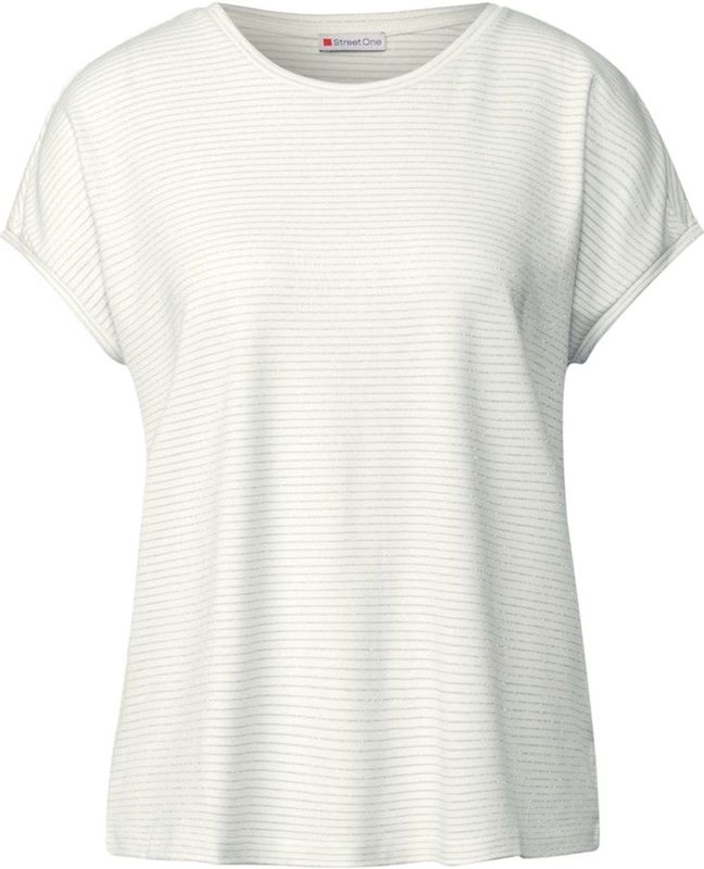 Bikini - Offwhite - All-over Print - Korte Mouwen - Ronde Hals