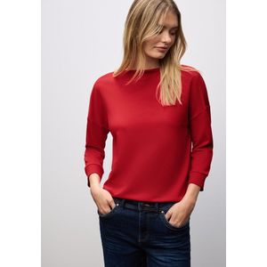 STREET ONE - Shirt - Racing Red - 3/4 Mouwen