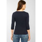 Street One Dames Style Pania T-shirt, Deep Blue Nieuw, 34