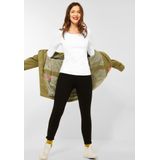 STREET ONE - Style Pania - Shirt - Wit - 3/4-mouwen met Extra Voering aan de Voorkant