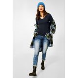 Street One T-shirt Palmira - Donkerblauw met Korte Mouwen