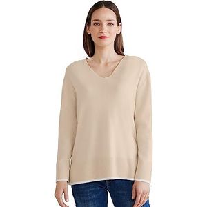 Street One Gebreide damestrui, Licht glad zand, 40