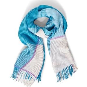 Street One Modieuze sjaal voor dames, aquamarijn blauw