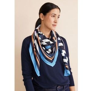 Street One Modieuze sjaal voor dames, Gravity Blue, A