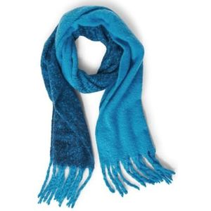 Street One Modieuze sjaal voor dames, Blauw (Atlantisch Blauw)