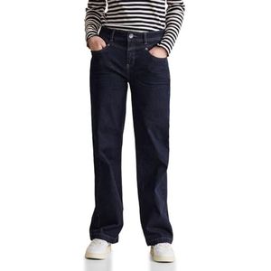 Street One Culotte Jeansbroek voor dames, Indigo Rinsed Wash, 27W x 28L