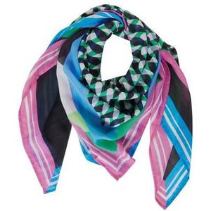STREET ONE A572362 bedrukte sjaal voor dames, meerkleurig, A, meerkleurig, A, Meerkleurig