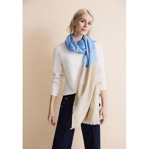 Street One jacquard sjaal voor dames, Lucid White, A