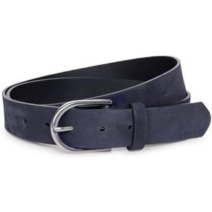 STREET ONE Dames A580726 leren riem, Gravity Blue, 80, Gravity Blue, 80