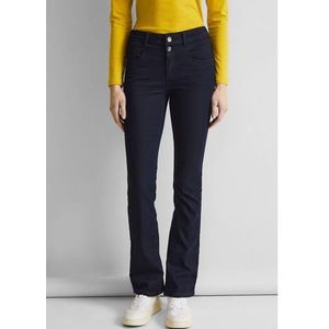 Street One Bootcut jeansbroek voor dames, Midnight Blue, 28W x 30L