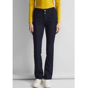 Street One Bootcut jeansbroek voor dames, Midnight Blue, 32W x 32L