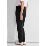 Street One - Loose Fit - Viscose Broek - Zwart
