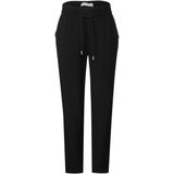 Street One - Loose Fit - Viscose Broek - Zwart