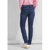 Jeans - Effen - Blauw Denim - Slimfit - Mid Waist