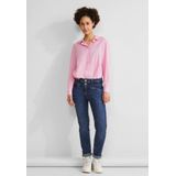 Jeans - Effen - Blauw Denim - Slimfit - Mid Waist