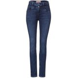 Jeans - Effen - Blauw Denim - Slimfit - Mid Waist
