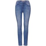 Street One Dames Slim fit jeans in Blauw, in size: 24