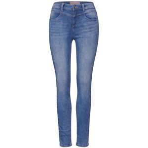 Street One Dames Slim fit jeans in Blauw, in size: 24