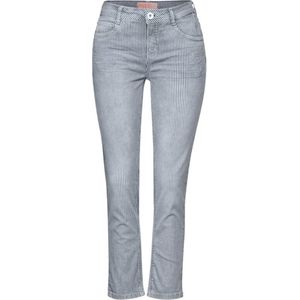 STREET ONE 7/8 jeans met streepdessin