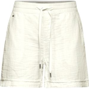 Street One A377304 chiffon shorts voor dames, gebroken wit