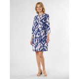 Street One Dames Linnen jurk met print in Blauw, in size: 34