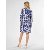 Street One Dames Linnen jurk met print in Blauw, in size: 34