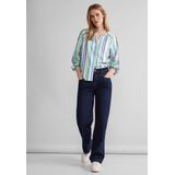 Street One - Tunic Blouse - Seersucker Stripe - Fresh Spring Green