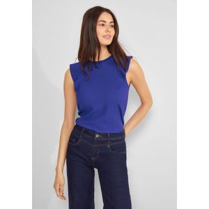 Tanktop - Ruches - Jersey - Ronde Hals - Dames