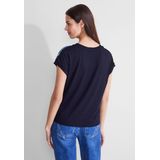 Street One - A321159 - LTD QR printed mat-mix shirt