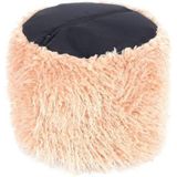 Kayoom Pouf »Fellpouf Bobtail 125, Fellhocker in zweifarbigem Design«, (1 St.), modern, dekorativ, kindersicherer Reißverschluss an der Unterseite