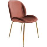 Lalee.Avenue Laleeavenue Charlize 110 stoel set van 2 antiek roze / messing - goud LKCQV