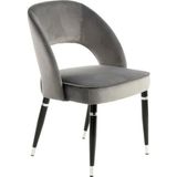 Lalee.Avenue Laleeavenue Courtney 525 stoel set van 2 grijs / zilver - zilver R6T76-GRY