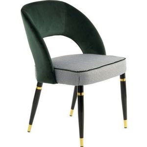 Lalee.Avenue Laleeavenue Courtney 525 stoel set van 2 groen / goud - goud R6T76-GRN