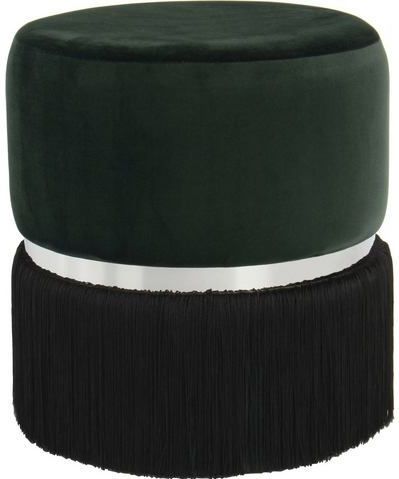 Kayoom Sitzhocker Hocker Rebecca 825, Sitzpouf in runder Form,mit samtigem Bezug (1 St), pflegeleicht, modern, vielseitig verwendbar, Sitzfläche gepolstert