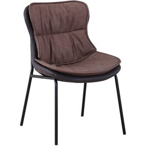 Lalee Avenue Brady 225 stoel (LxBxH) 64 x 54 x 84 cm - Lichtbruin / Donkerbruin