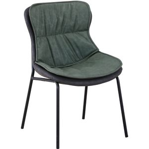 Lalee Avenue Brady 225 stoel (LxBxH) 64 x 54 x 84 cm - Groen / Donkergrijs