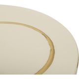 Lalee.Avenue Bijzettafel Art Deco 2325 licht taupe / goud - meerkleurig TB304-N