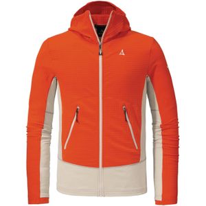 Schöffel - Fleece Hoody Monte Sart - Fleecejack - Oranje - Met Capuchon