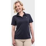Schöffel - Ramseck - Poloshirt - Blauw - 77% Polyester, 18% Lyocell, 5% Elastaan