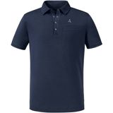 Schöffel - Ramseck - Poloshirt - Blauw - 77% Polyester, 18% Lyocell, 5% Elastaan